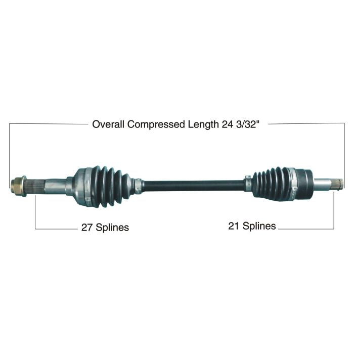 TYTANEUM OE Replacement Front Left CV Axle for Yamaha - Part 813-0207