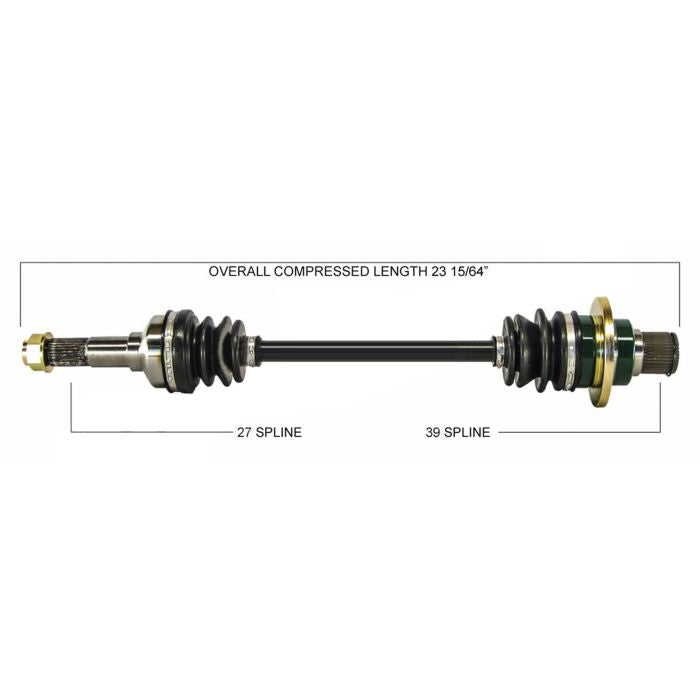 TYTANEUM OE Replacement CV Axle for Yamaha Rear Left – Part Number 813-0213