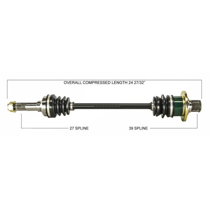 TYTANEUM OE Replacement CV Axle for Yamaha Rear Right - Part #813-0214