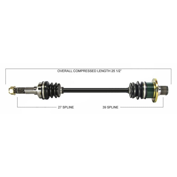 TYTANEUM 813-0216 OE Replacement CV Axle for Yamaha Rear Right