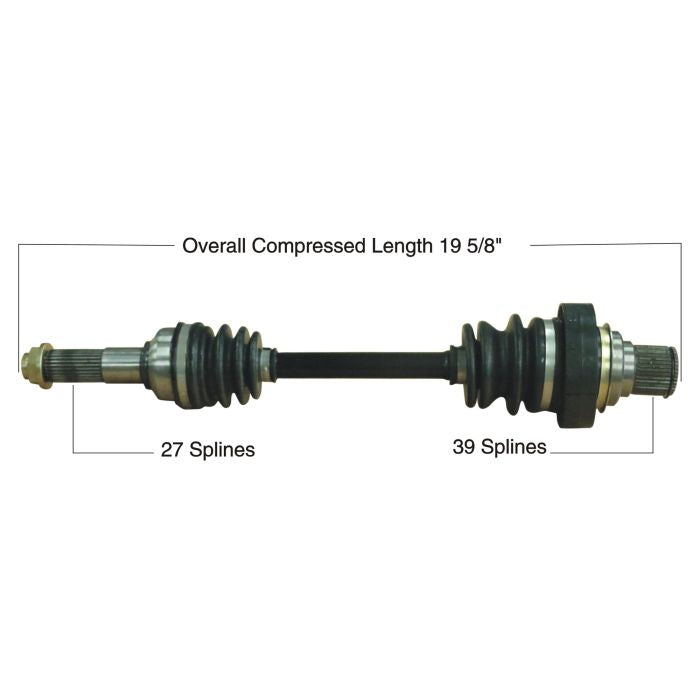 TYTANEUM OE Replacement CV Axle for Yamaha Rear Left – Part Number 813-0217