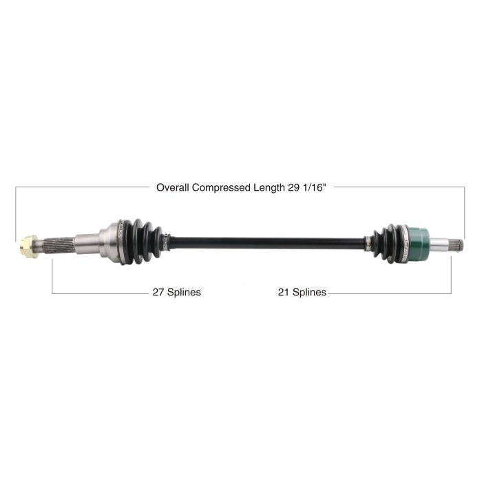 TYTANEUM OE Replacement CV Axle for Yamaha Front Left and Right - Part Number 813-0219
