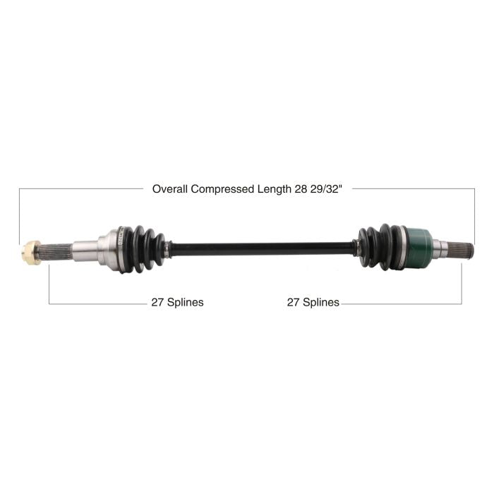 TYTANEUM OE Replacement CV Axle for Yamaha Rear Left and Right - Part Number 813-0220