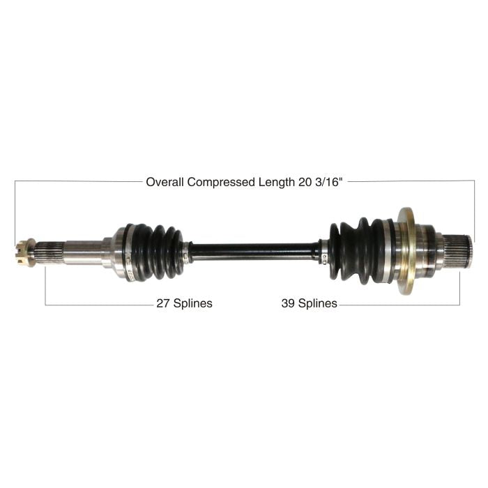 TYTANEUM OE Replacement CV Axle for Yamaha Rear Right - Part #813-0222