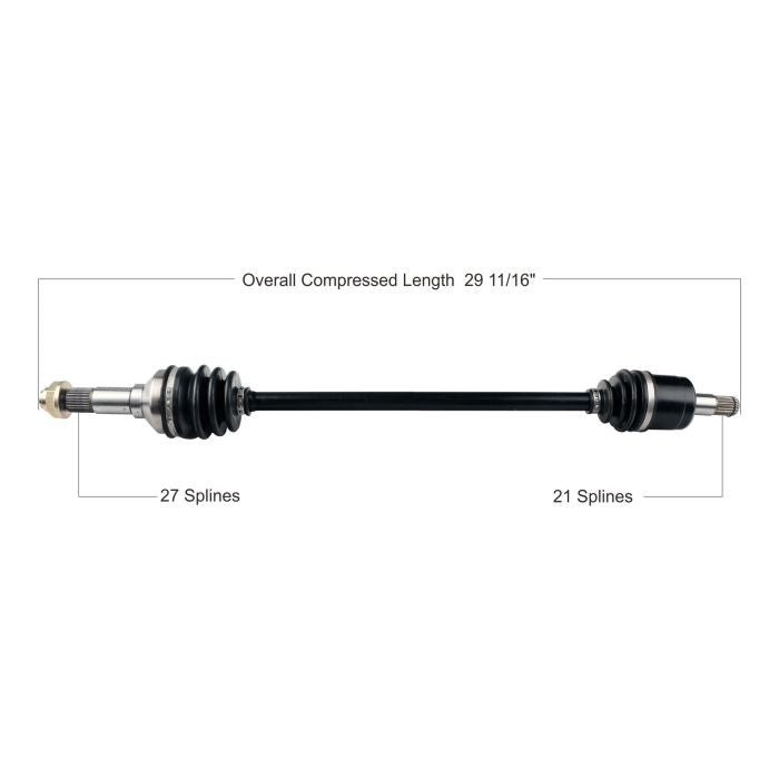 TYTANEUM OE Replacement CV Axle for Yamaha Front Left and Right – Durable and Reliable