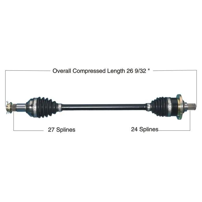 TYTANEUM Heavy Duty CV Axle for Arctic Cat Front and Rear Left/Right – Part Number 813-0228 by TYTANEUM