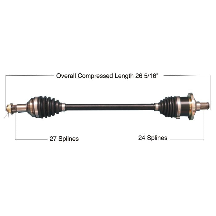 TYTANEUM Heavy Duty Front Right CV Axle for Arctic Cat - Part 813-0229