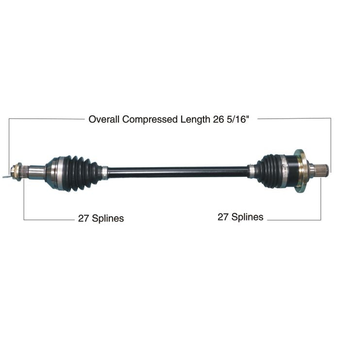TYTANEUM Heavy Duty CV Axle for Arctic Cat Rear Left/Right – Part Number 813-0230