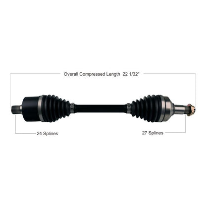 TYTANEUM Heavy Duty CV Axle for Arctic Cat Rear Left and Right – Part Number 813-0234