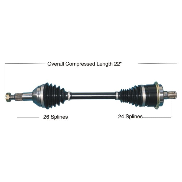 TYTANEUM Heavy Duty CV Axle for Can-Am Rear Left – Part Number 813-0237