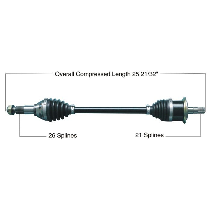 TYTANEUM Heavy Duty CV Axle for Can-Am Front Left - Part 813-0239