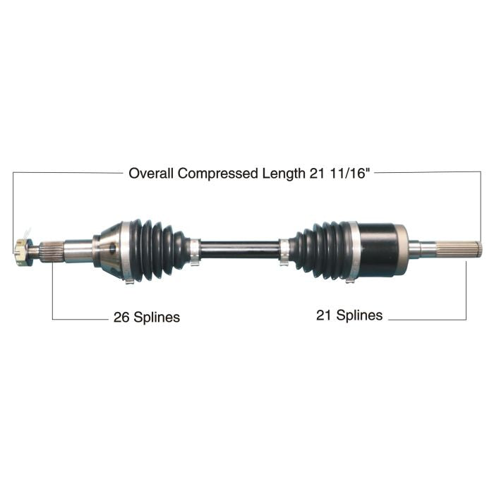 TYTANEUM Heavy Duty CV Axle for Can-Am Front Right - Part 813-0243