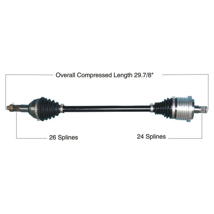 TYTANEUM Heavy Duty CV Axle for Can-Am Rear Left and Right – Part Number 813-0245