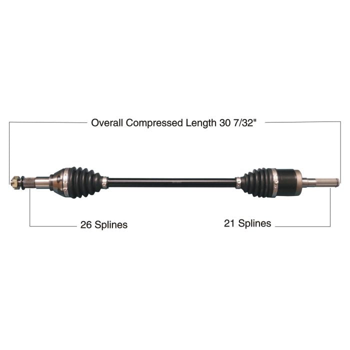 TYTANEUM Heavy Duty CV Axle for Can-Am Front Right - Part 813-0246