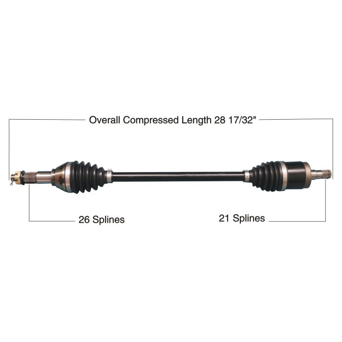 TYTANEUM Heavy Duty CV Axle for Can-Am Front Left – Part Number 813-0247