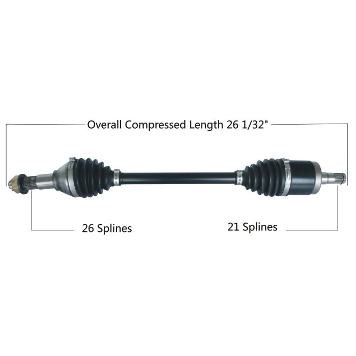 TYTANEUM Heavy Duty CV Axle for Can-Am Front Left (Part Number 813-0250)