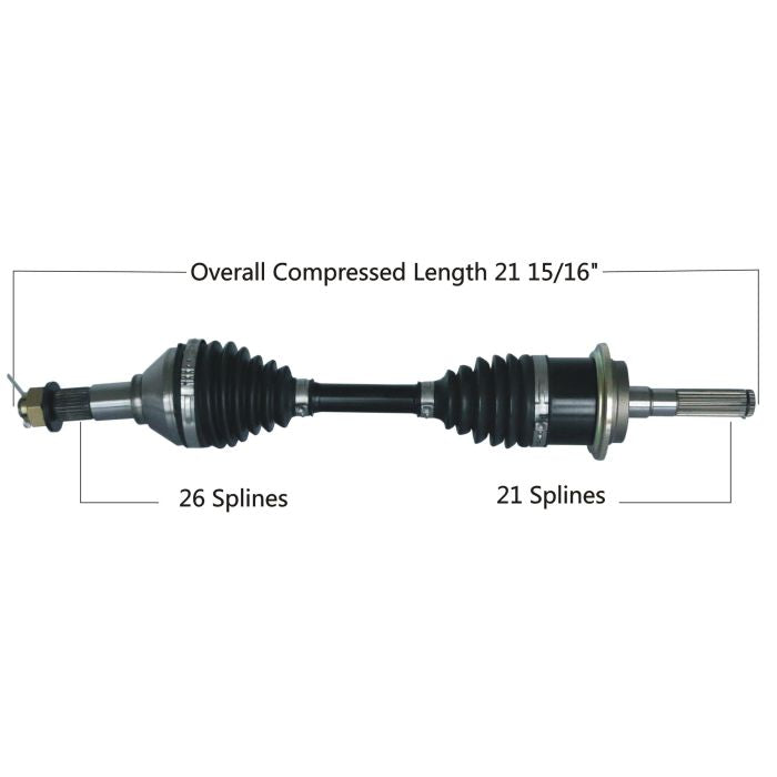 TYTANEUM Heavy Duty CV Axle for Can-Am Front Right – Part Number 813-0251