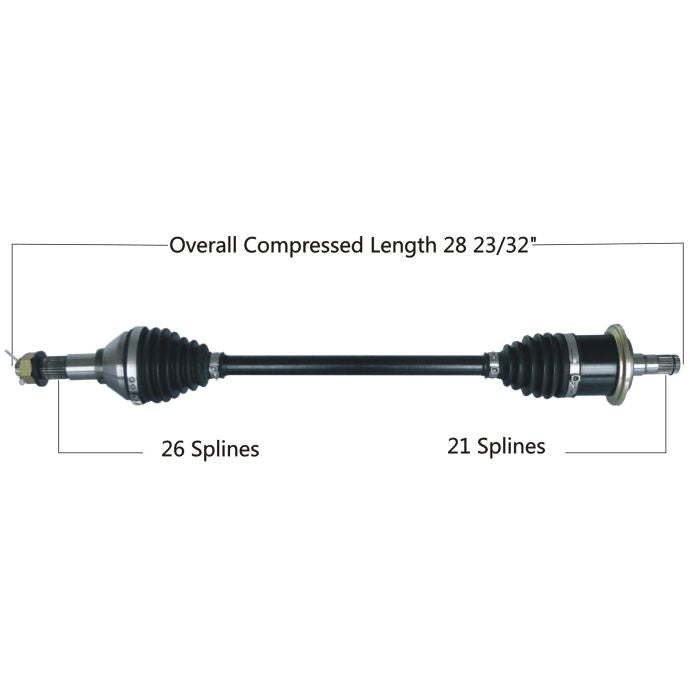TYTANEUM Heavy Duty CV Axle for Can-Am Front Left – Part Number 813-0253