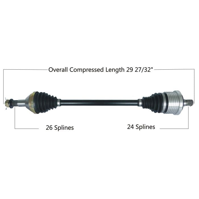 TYTANEUM Heavy Duty CV Axle for Can-Am Rear Left and Right – Part Number 813-0255