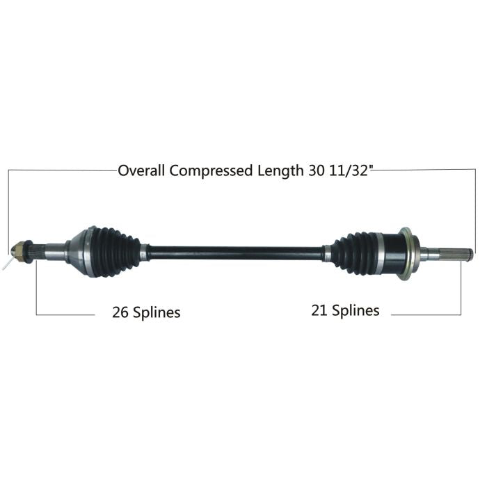TYTANEUM Heavy Duty CV Axle for Can-Am Front Right - Part Number 813-0256