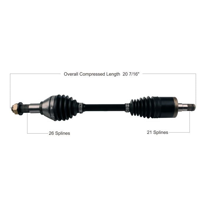 TYTANEUM Heavy Duty CV Axle Can-Am Front Left - Part 813-0259