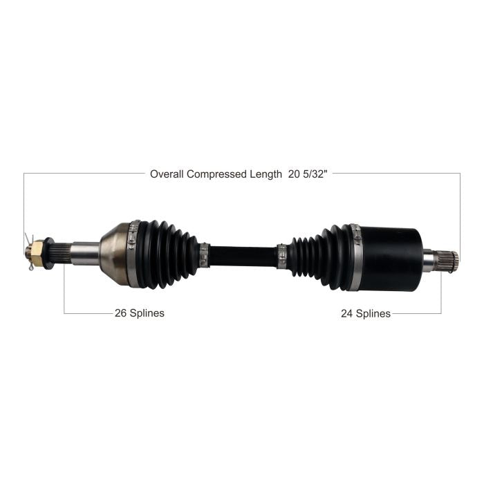 TYTANEUM Heavy Duty CV Axle for Can-Am Rear Right - Part Number 813-0261