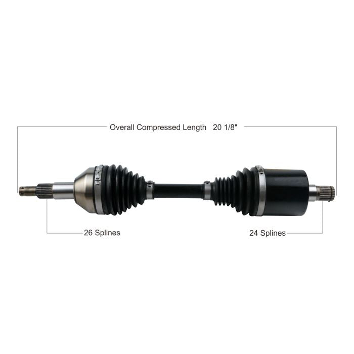 TYTANEUM Heavy Duty CV Axle for Can-Am Rear Left and Right – Part Number 813-0262