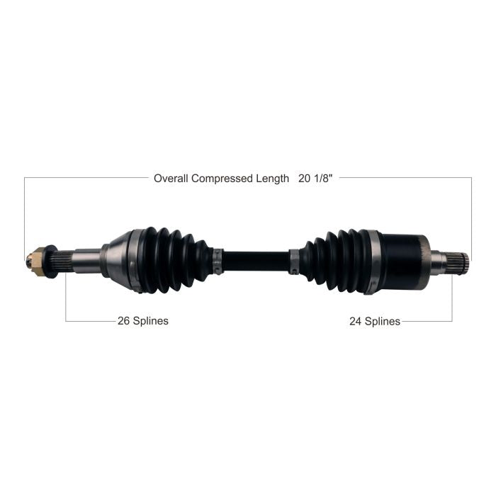 TYTANEUM Heavy Duty CV Axle for Can-Am Rear Right - Part #813-0263