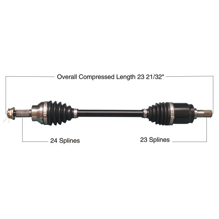 TYTANEUM Heavy Duty Front Right CV Axle for Honda - Part 813-0269