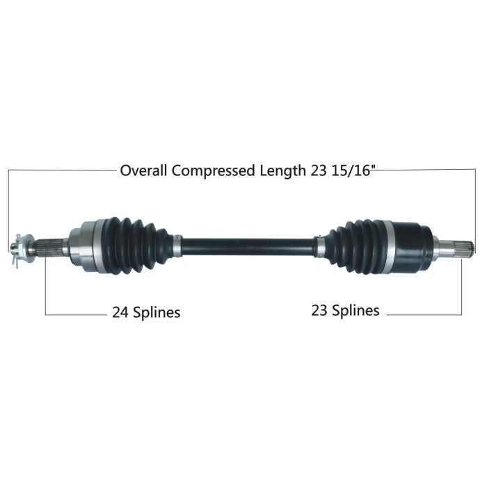 TYTANEUM Heavy Duty Front Right CV Axle for Honda - Part Number 813-0272