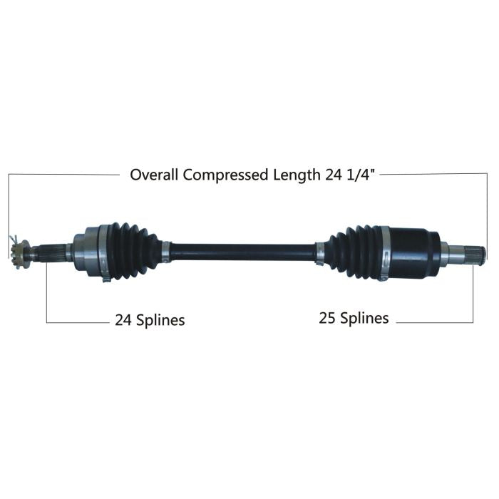 TYTANEUM Heavy Duty Rear Left CV Axle for Honda – Part Number 813-0273
