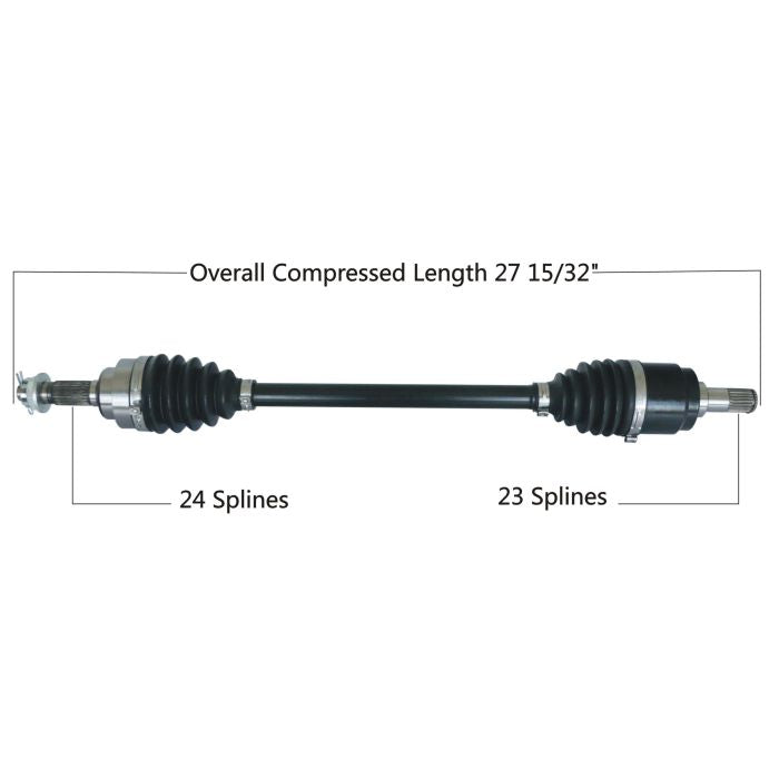 TYTANEUM Heavy Duty CV Axle for Honda Rear Right - Part Number 813-0274