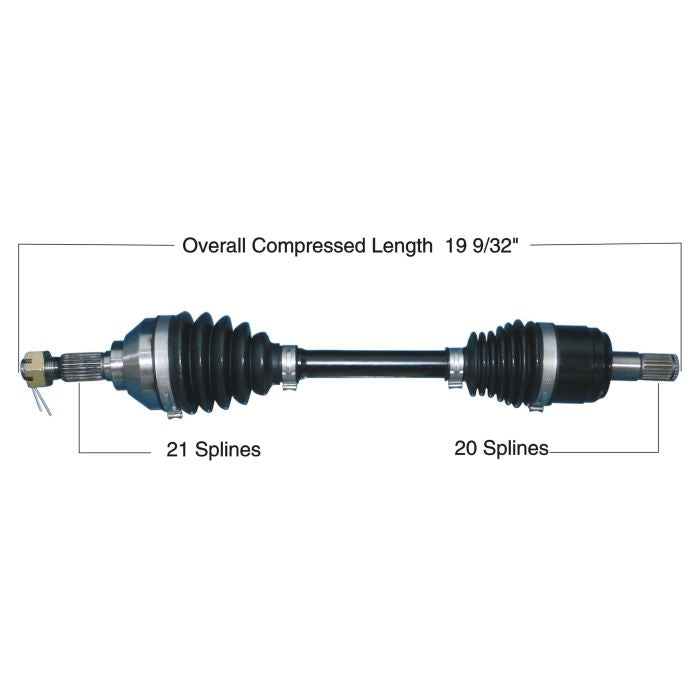 TYTANEUM Heavy Duty CV Axle for Kawasaki Front Right – Part Number 813-0282