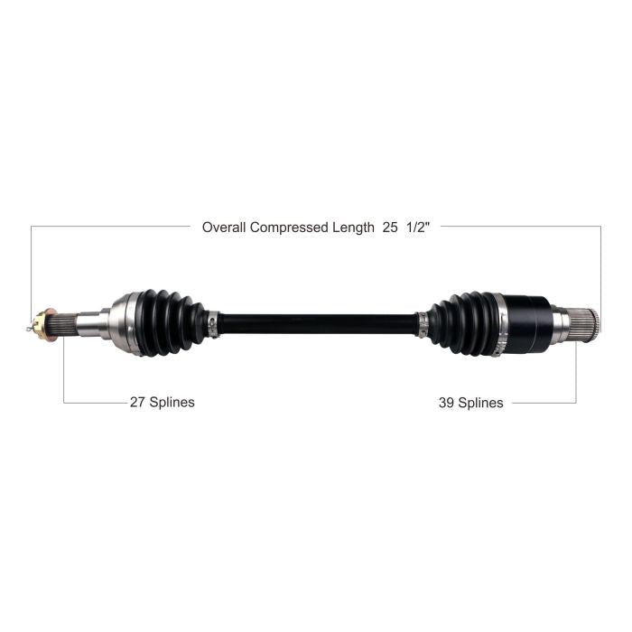 TYTANEUM Heavy Duty CV Axle for Kymco Rear Left – Part Number 813-0289