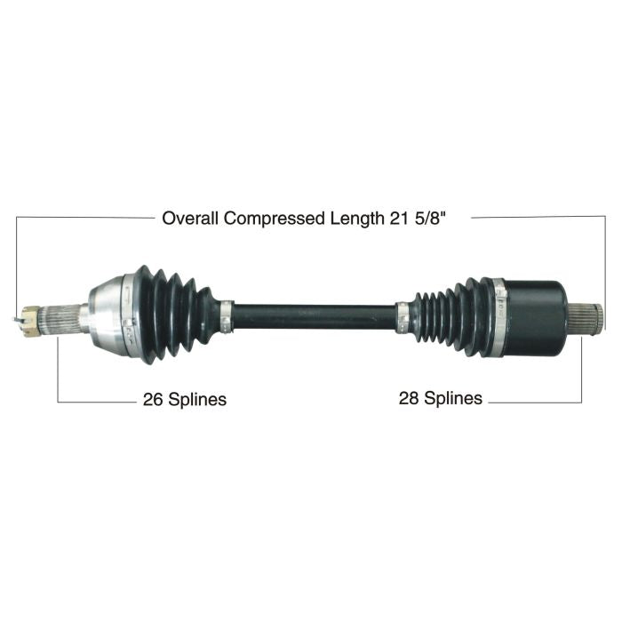 TYTANEUM Heavy Duty CV Axle for Polaris Rear Left and Right – Part Number 813-0300