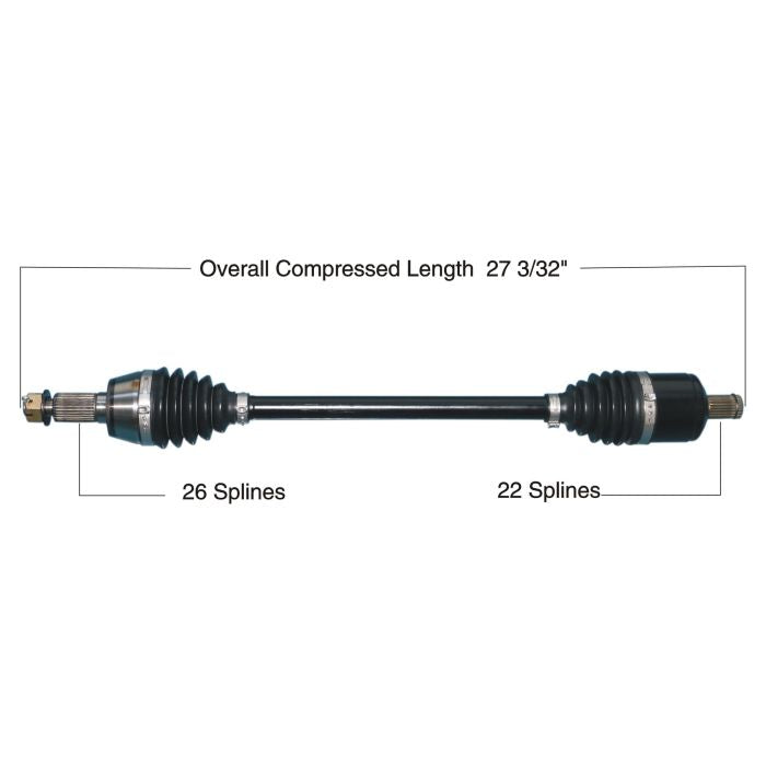 TYTANEUM Heavy Duty CV Axle for Polaris Front Left and Right – Part Number 813-0301