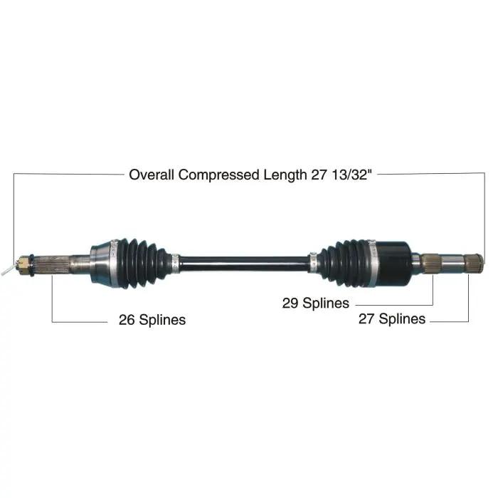 TYTANEUM Heavy Duty CV Axle for Polaris Rear Left – Part Number 813-0306 by TYTANEUM