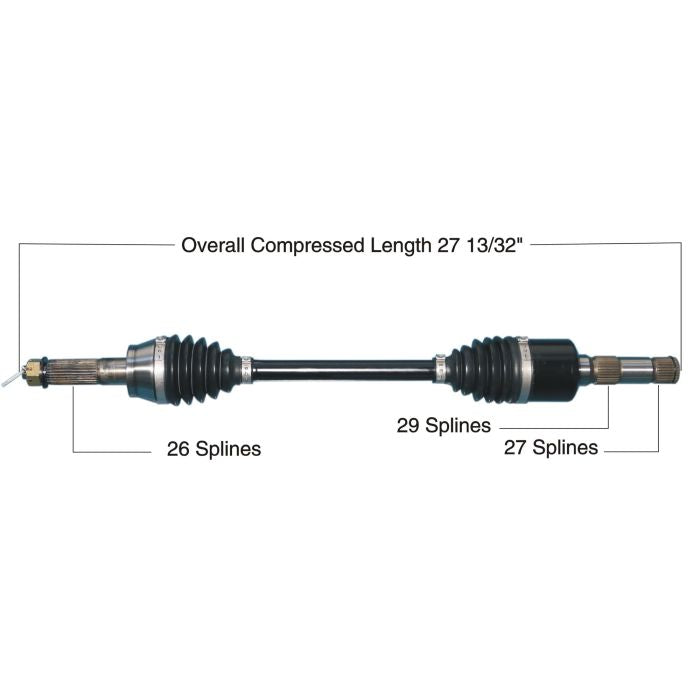 TYTANEUM Heavy Duty CV Axle for Polaris Rear Left – Part Number 813-0306
