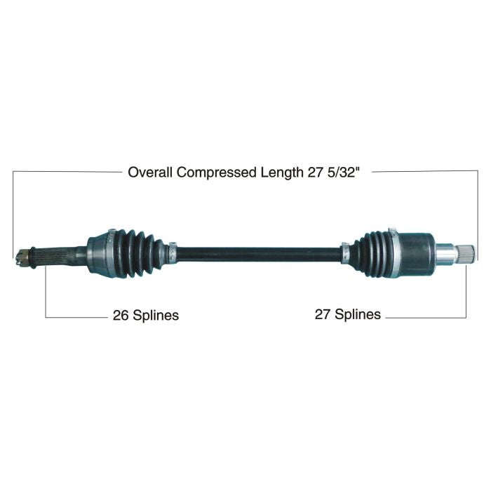 TYTANEUM Heavy Duty CV Axle for Polaris Rear Left and Right - Part Number 813-0307