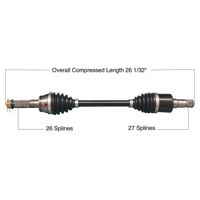 TYTANEUM Heavy Duty Rear Right CV Axle for Polaris – Part Number 813-0308