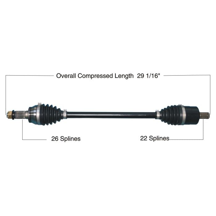 TYTANEUM Heavy Duty CV Axle for Polaris Front Left and Right – Part Number 813-0311