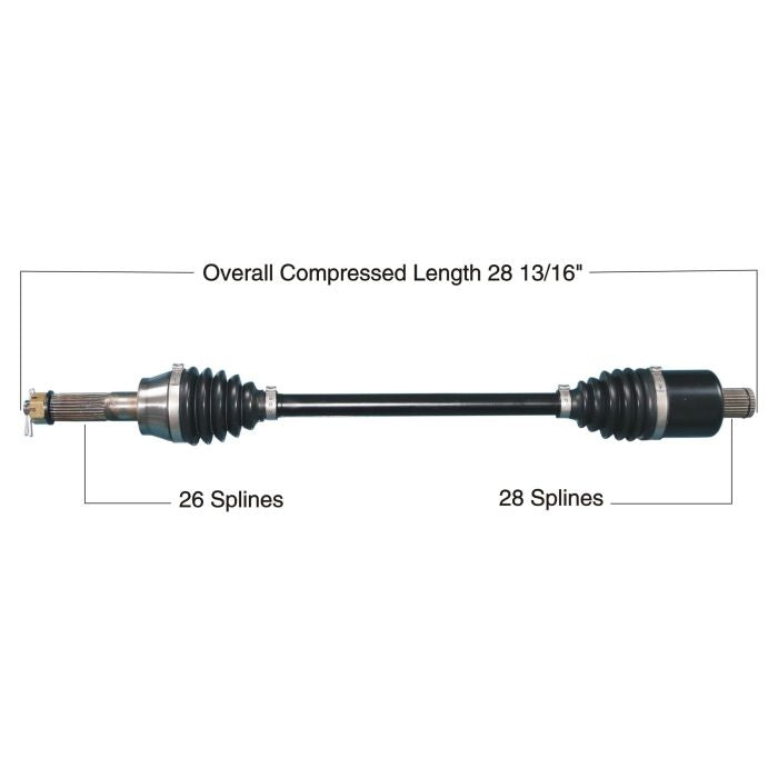 TYTANEUM Heavy Duty CV Axle for Polaris Rear Left and Right – Part Number 813-0312