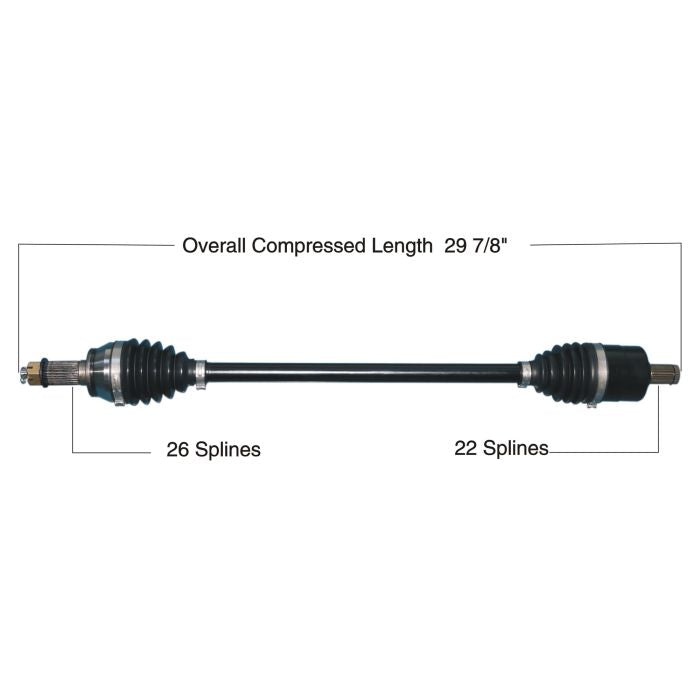 TYTANEUM Heavy Duty CV Axle for Polaris Front Left and Right - Part 813-0314