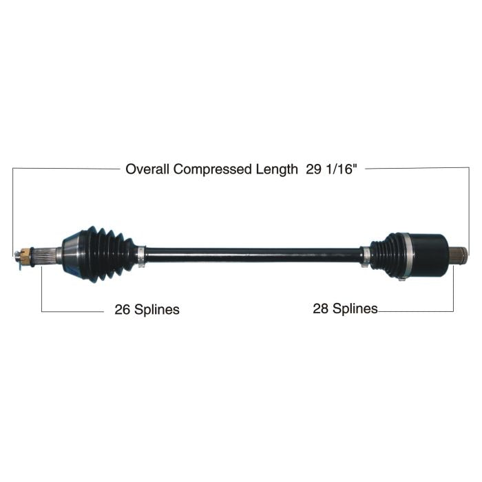 TYTANEUM Heavy Duty CV Axle for Polaris Rear Left and Right - Part Number 813-0315