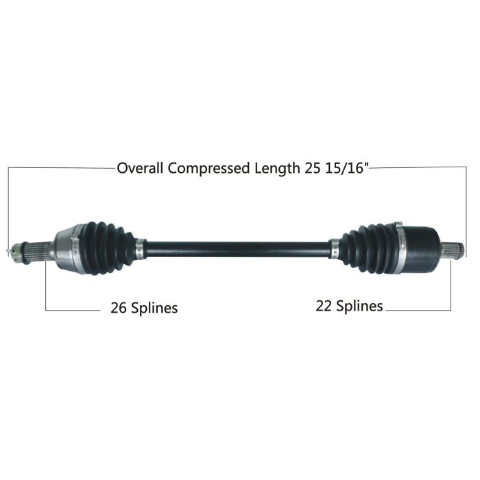 TYTANEUM Heavy Duty CV Axle for Polaris Front Left and Right - Part Number 813-0317