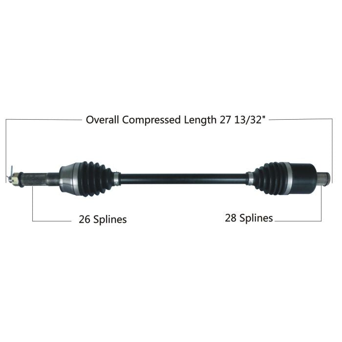 TYTANEUM Heavy Duty CV Axle for Polaris Rear Left and Right – Model 813-0321
