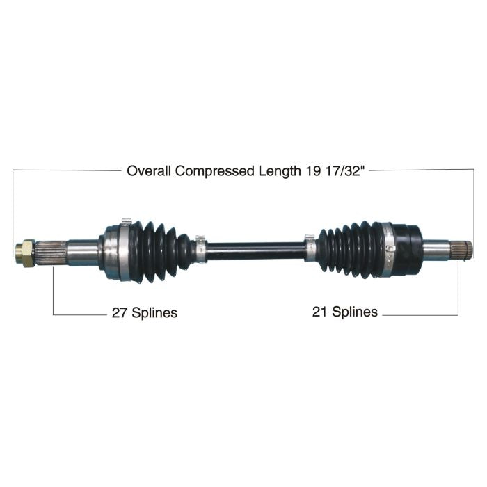 TYTANEUM Heavy Duty CV Axle for Yamaha Front Right - Part Number 813-0332
