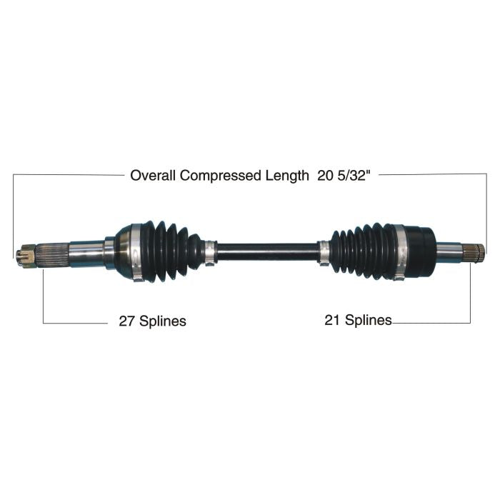 TYTANEUM Heavy Duty CV Axle for Yamaha Front Right - Part Number 813-0334