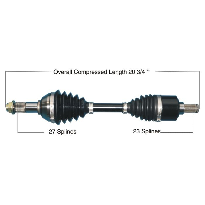 TYTANEUM Heavy Duty CV Axle for Yamaha Rear Left and Right - Part Number 813-0337