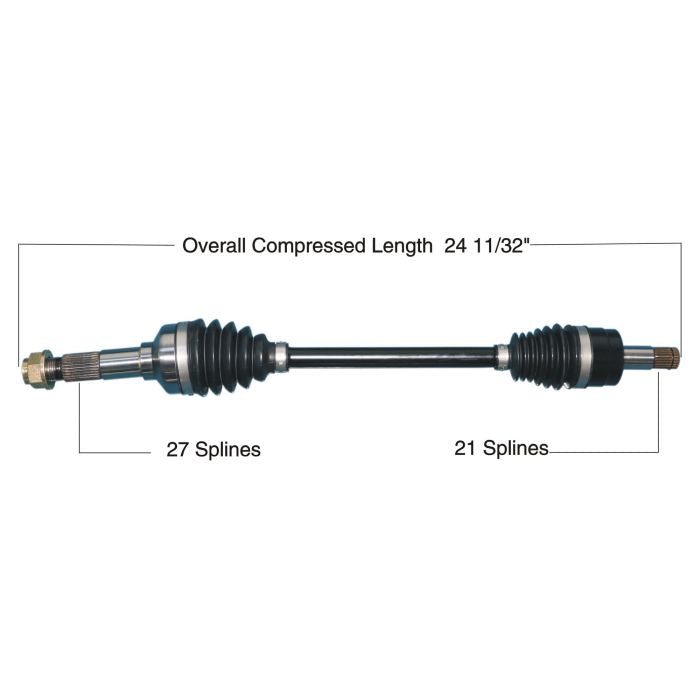 TYTANEUM Heavy Duty CV Axle for Yamaha Front Left and Right - Model 813-0341